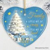 Whimsical Family Quote Ornament, Enchanting White Christmas Appreciation Gift and Tree Decor| OrnamentallyYou - 4 of 4