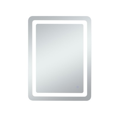 Elegant Lighting Genesis 27in x 36in soft edge LED mirror