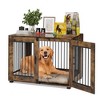 Dog Crate Furniture, 42.1" L Wooden Dog Kennel for Indoor Use, Stylish Dog Cage End Table - 2 of 4