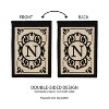 Evergreen Flag Cambridge Chic Letter N Monogram Applique Garden Flag - 12.5" Wide x 18" High - 4 of 4