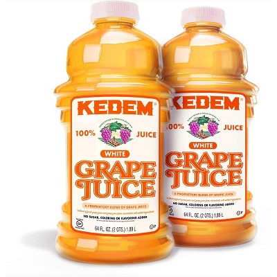 Kedem Juice White Grape - 64 Fl Oz Bottle (Pack of 2)