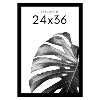 Mainstays 24x30 Wide Gallery Poster and Picture Frame, Black - NEW