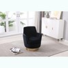 360° Swivel Barrel Chair Accent Chair Upholstered Armchair Reading Chair Makeup Chair - ModernLuxe - 2 of 4
