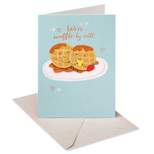 'Waffle-ly Cute' Anniversary Card
