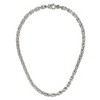 Black Bow Jewelry Men's Stainless Steel Brushed & Polished Shackle Chain Necklace, 20in - 3 of 4