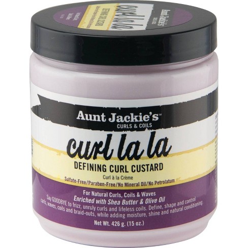 Aunt Jackie's Curl La La Defining Curl Custard - 15oz : Target
