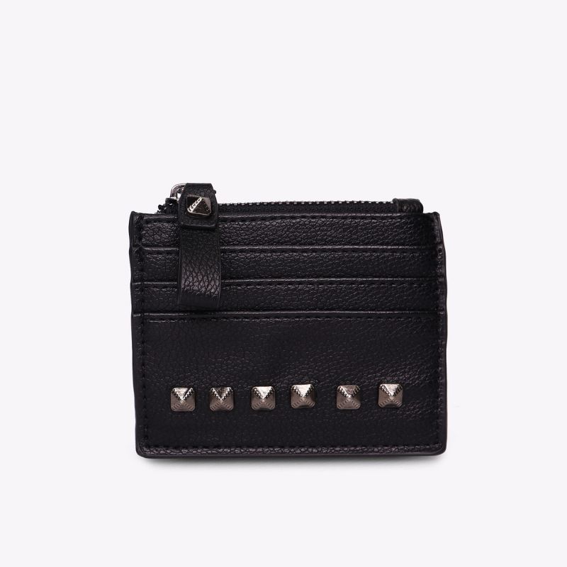 MERSI Tess Studded Card Holder Zipped Wallet - Black, 1 of 4