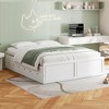 KIGFTSOD Wood Queen Size Platform Bed Frame with 6 Drawers - 2 of 4