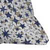 20"x20" Deny Designs Marta Barragan Camarasa Starry Sky Outdoor Throw Pillow Blue - 3 of 4