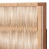 bali & pari Holitz Modern Bohemian Walnut Brown Finished Bayur Wood Queen Size Headboard - 4 of 4