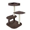 Two by Two Longmont - Brown Scratching Post Cat Furniture - 34.6 in. Tall - 4 of 4