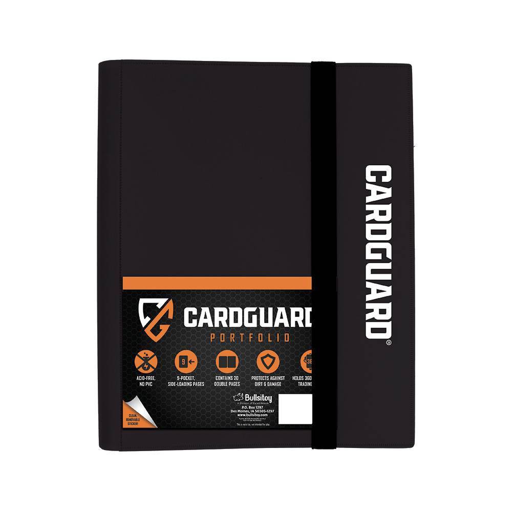 CardGuard Premium 9-Pocket Trading Card Pro-Folio - Black