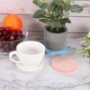 Unique Bargains Diatomite Water Absorbent Non-Slip Soap Dish Drying Mats 4" x 4" 5 Pcs - 3 of 4