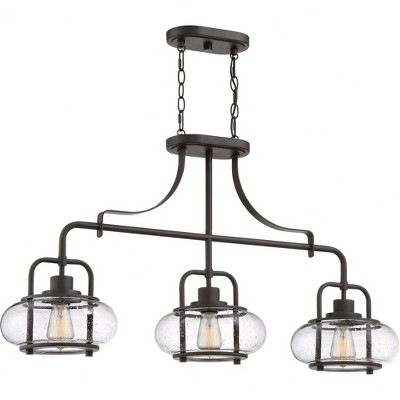 Quoizel Lighting Trilogy 3 - Light Island Pendant Light in  Old Bronze