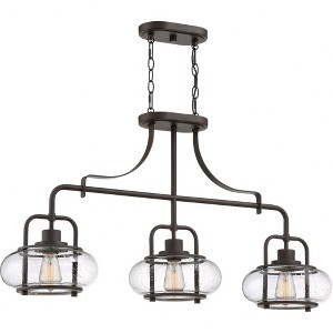 Quoizel Lighting Trilogy 3 - Light Island Pendant Light in  Old Bronze - 1 of 3