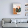 Trademark Fine Art - Ana Rut Bre Nature Friendly Terracotta 4 Aquarelle Kopie Canvas Art - 2 of 4