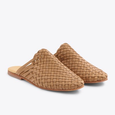 Nisolo Sustainable Women's Go-to Woven Slip On Almond, Size 7.5 : Target