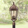 Minka Lavery Rustic Outdoor Post Light Fixture Vintage Rust 25" Beveled Glass Shade for Exterior Barn Deck House Porch Yard Patio - 2 of 3