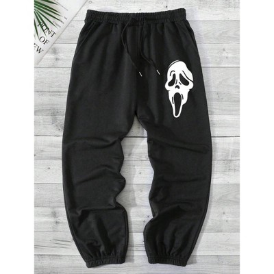 TIME HOLLOW Printed Pattern Casual Sports Long Pants - Comfortable For All Seasons