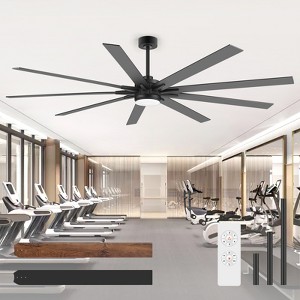 Airsurfer Ceiling Fan with Integrated LED Light and Remote Control, 84 inch Ceiling Fan with Reversible DC Motor Ceiling Fan for Large Room - 1 of 4