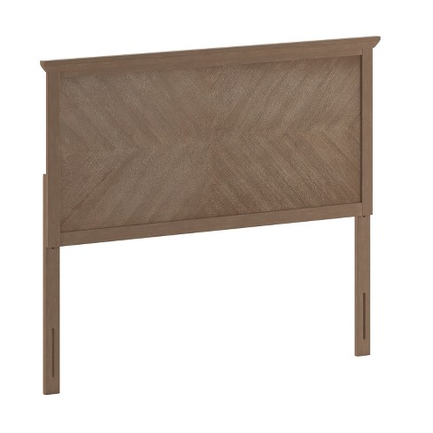 Emma And Oliver Full Size Herringbone Wooden Adjustable Headboard Only ...