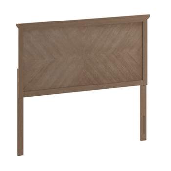 Flash Furniture Fiona Herring Bone Wooden Adjustable Headboard for Universal Metal Bed Frames