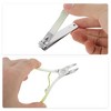 Unique Bargains Gradual Slanted Nail Clippers Set Toenail Clippers 1 Set - 2 of 4