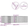 Dog Cage Silver 600 x 200 x 200 cm Galvanised Steel - 4 of 4