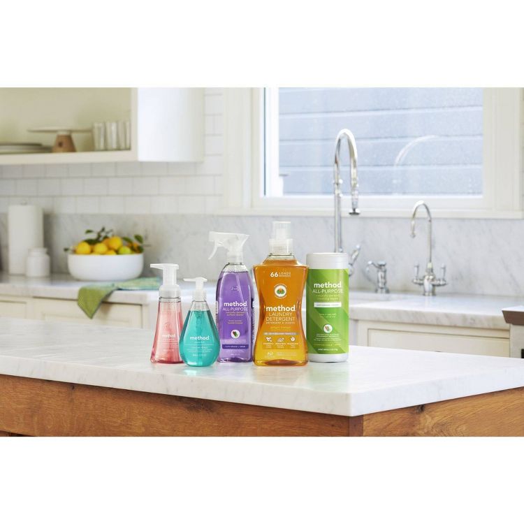 Method Beach Sage HE Concentrated Liquid Laundry Detergent 66 Loads - 53.5 fl oz: Dermatologist Tested, Ammonia-Free, Aluminum-Free, Phosphate-Free, 5 of 6