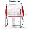 8x11Ft Height-Adjustable Volleyball Training Net | Portable Durable Practice Net for Serving/Spiking/Hitting - Indoor/Outdoor Use - 2 of 4