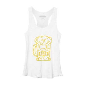 Women's Design By Humans Christmas Beer By VEKTORKITA Racerback Tank Top - 1 of 3