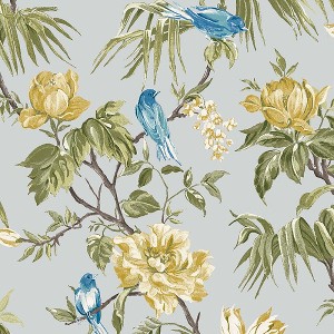 NEXT Birds and Blooms Grey Wallpaper - 1 of 4