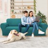PiccoCasa 200GSM Microfiber Elastic Bottom Spandex Jacquard Fabric Stretch Sofa Slipcover - 3 of 3
