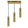 CWI Lighting Chime LED Island/Pool Table Chandelier With Brass Finish - 2 of 4