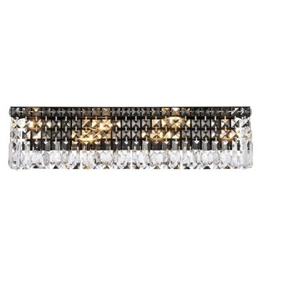 Elegant Lighting Maxime 26 inch black wall sconce