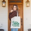 City Creek Prints Dear Santa It's A Funny Story Canvas Tote Bag - 15x16 - Natural - 2 of 2