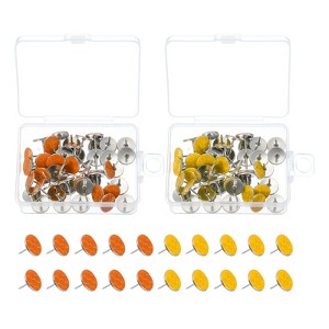 Unique Bargains Hiking Camping Hunting Trail Marking Glow Reflective Tacks 100 Pcs - 1 of 4