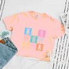 Simply Sage Market Checkered Bunny Coquette Distressed Boxy Crop Top - 3 of 4