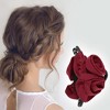 Unique Bargains Elegant Double Row Roses Hair Clips 1 Pc - 2 of 4