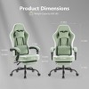 NicBex Ergonomic Office Chair with Footrest,Adjustable Recline Computer Desk Chair with Lumbar Support,Headrests,Gaming Chair for Bedroom,Office - 3 of 4