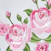 Collections Etc Embroidered Sweet Roses Intricate Cut-Out Window Valance - 3 of 3