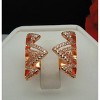 Maya Gold Plated Cubic Zirconia Wrap Ring Adjustable Women Ginger Lyne Collection - 3 of 4