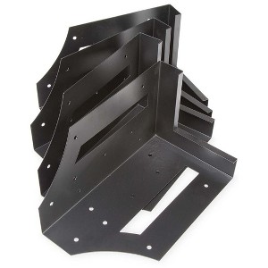Plow & Hearth Steel Raised Bed Corner Brackets, Set of 4 - 1 of 4