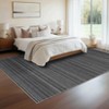Modern Striped Area Rugs for Living Room, Washable Soft Non Slip Low Pile Rug - 2 of 4