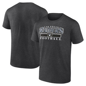 NFL Las Vegas Raiders Men's Gray Short Sleeve T-Shirt - 1 of 3
