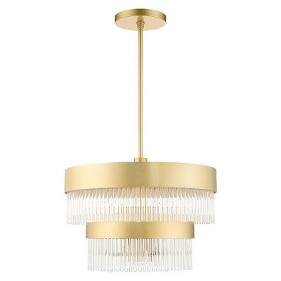 Livex Lighting Norwich 4 - Light Chandelier in  Soft Gold