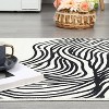Modern Abstract Rug – Foldable Washable Low-Pile Soft Carpet, Non-Shedding Non-Slip Floor Rug for Home, Office, Hotel - 4 of 4