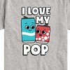 Boys' - Instant Message - I Love My Pop Short Sleeve Graphic T-Shirt - 2 of 4