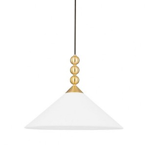 Mitzi Sang 1 - Light Pendant in  Aged Brass - 1 of 3