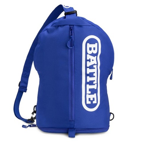 Battle Sports Science Battle Sports Lockdown 6 Sling Bag 2.0 - Blue with White Logo